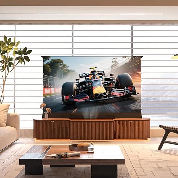 Invisible Laser Cinema Floor Screen with Smart Linkage