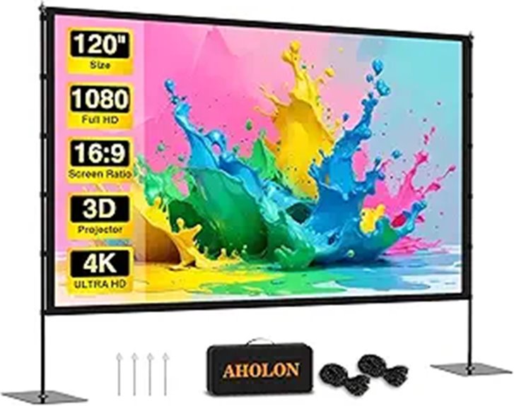 large portable outdoor screen