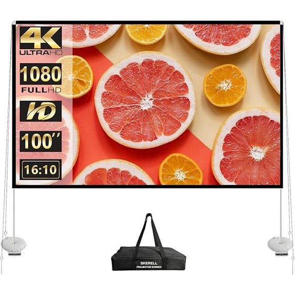 large portable outdoor screen