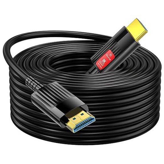 Fiber Optic HDMI Cable 150FT Supporting 8K/4K Gaming