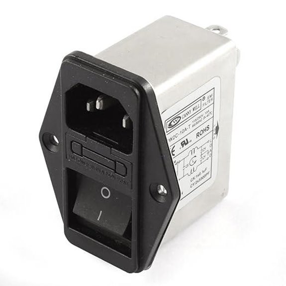 uxcell Noise Suppressor EMI Power Filter 10A