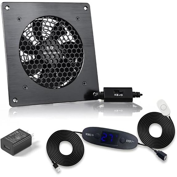 120mm USB Quiet Cooling Fan with Thermostat Control