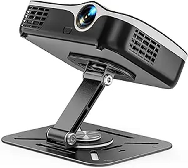 Adjustable Projector Stand with 360° Rotation