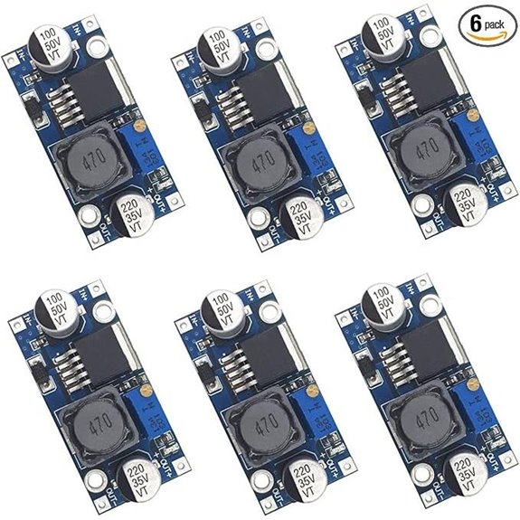 6 Pack LM2596 Voltage Regulator Buck Converter Modules