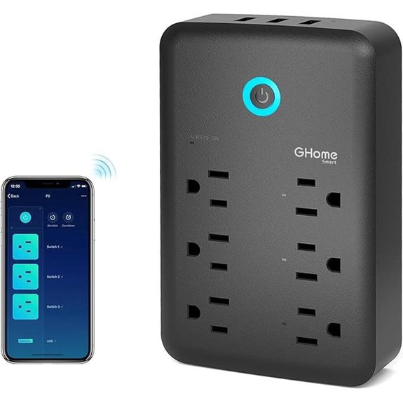 GHome Smart Plug Extender with USB and App Control