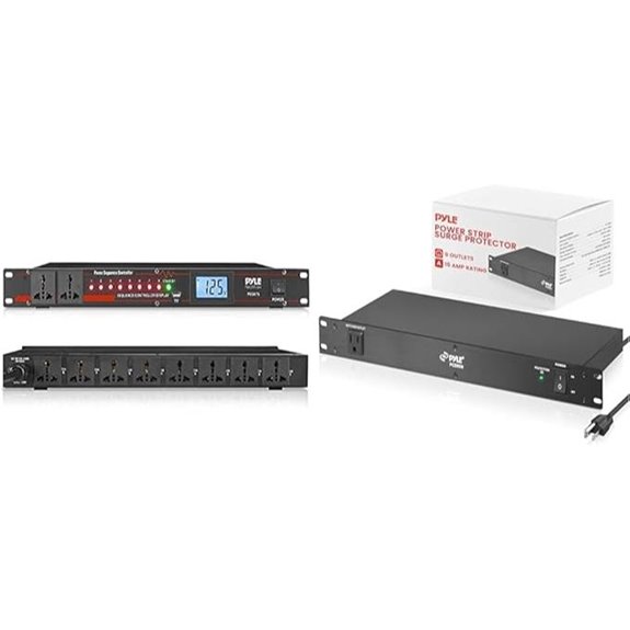 Pyle 10 Outlet 2000W Power Sequencer with Surge Protector