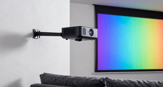 top wall mounts for projectors