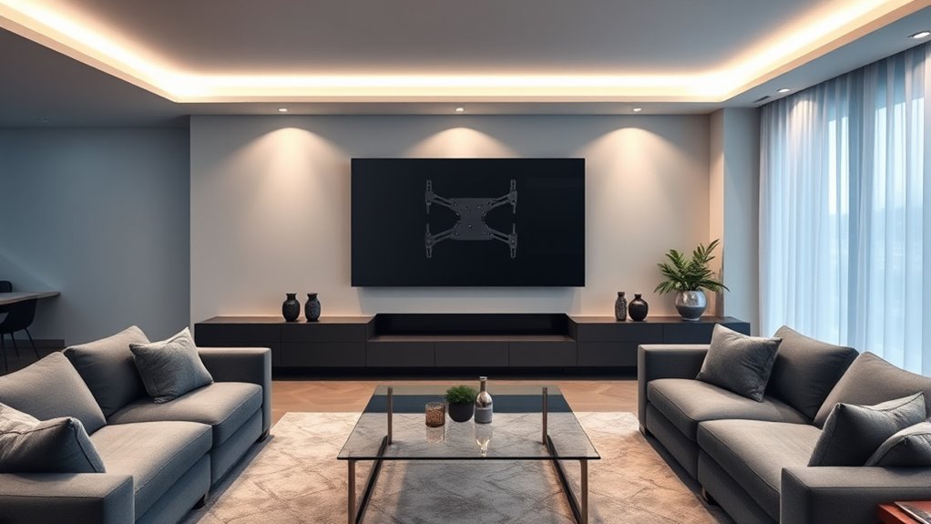 tv mount compatibility and features