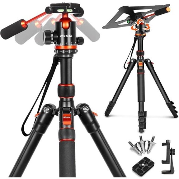 2-in-1 Camera Tripod and Projector Stand