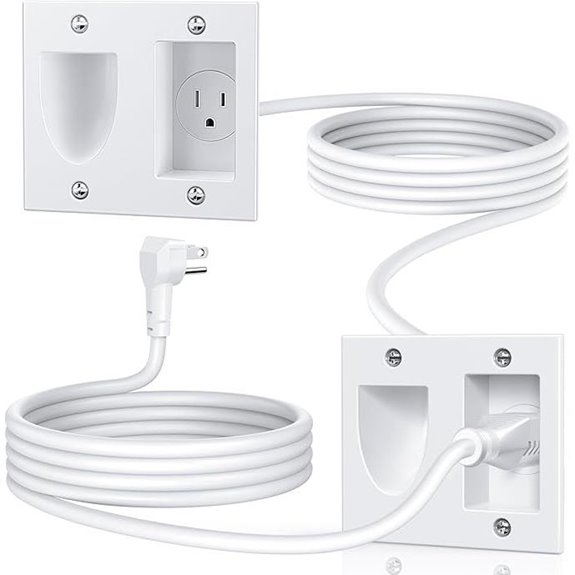 ELECPOW Wall Mounted Power Bridge & Outlet Kit