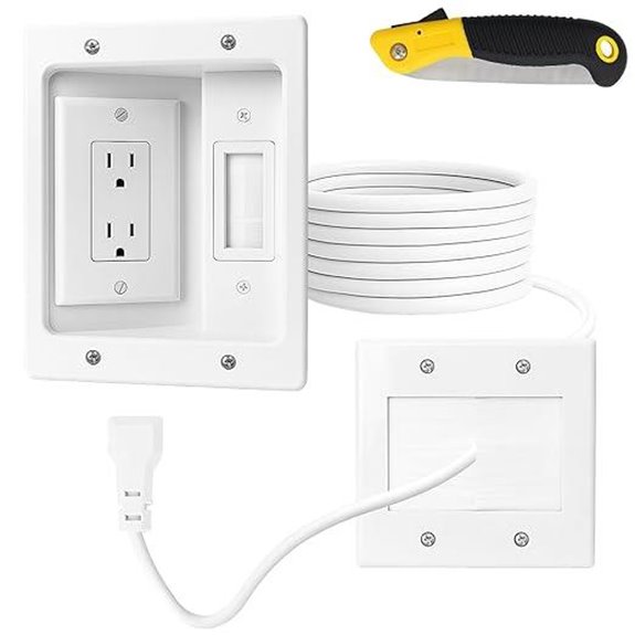 In-Wall Cable Concealer Kit for Wall-Mounted TV