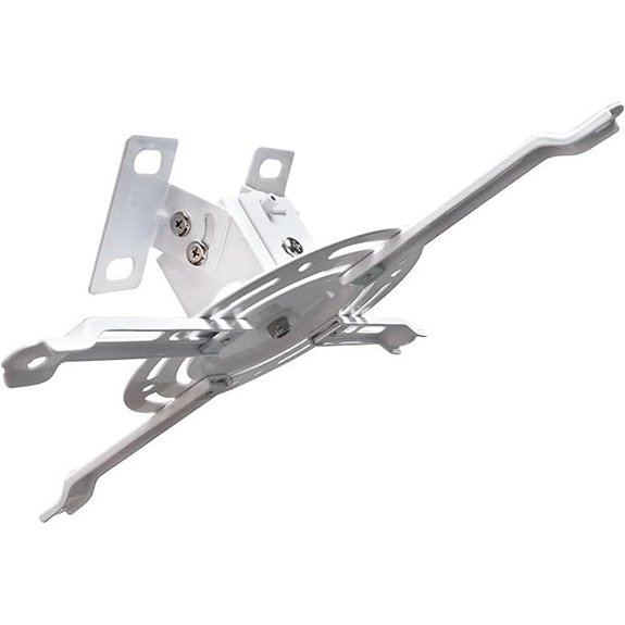 Universal Ceiling Mount for Projectors 22 lbs White
