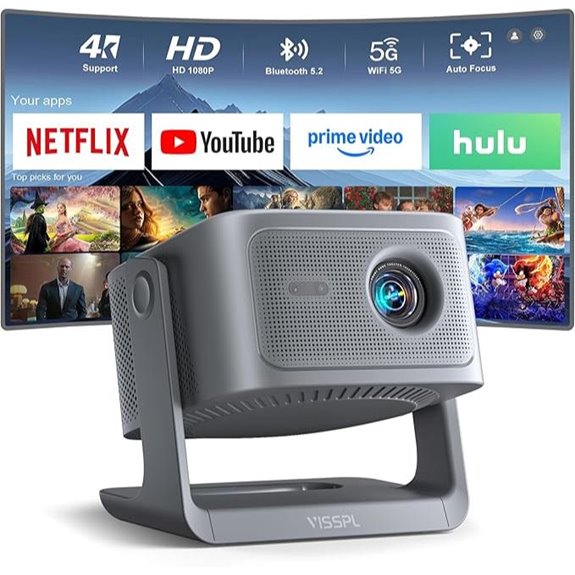 4k portable projector features