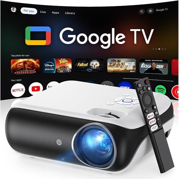 4k uhd google projector