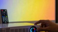 adjust projector color settings