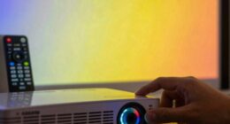 adjust projector color settings