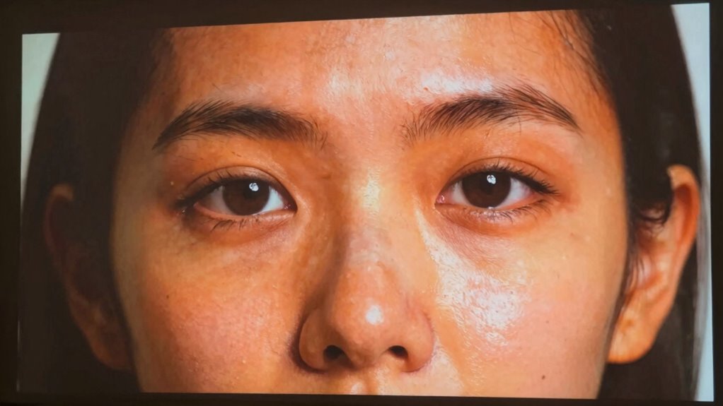 adjust projector for natural skin