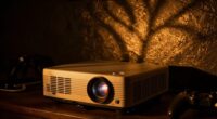 adjusting projector for horror