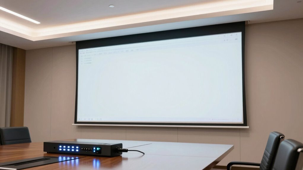 automated energy efficient screen control