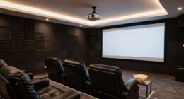 basement projector room construction