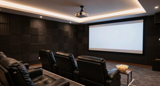 basement projector room construction