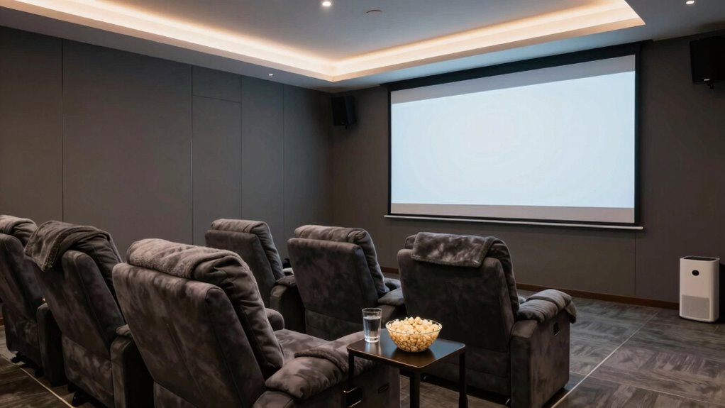 comfortable immersive movie environment