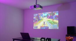 create a home gaming projector