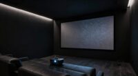 create a projector friendly dark room