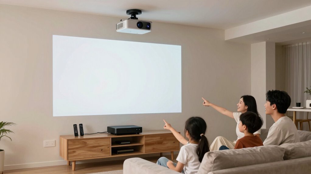 easy organized projector setup