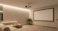 enhance small projector space