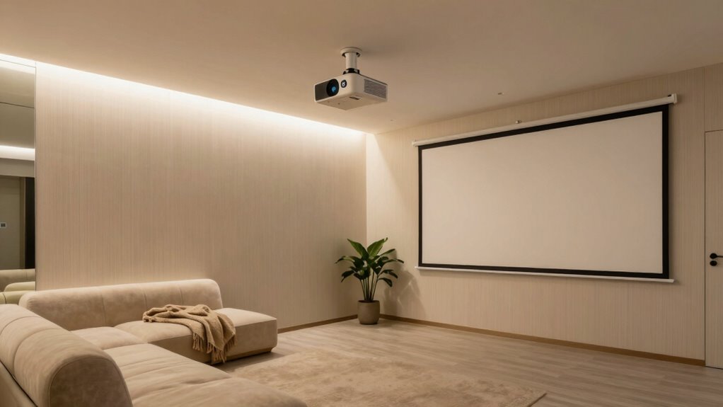 enhance small projector space
