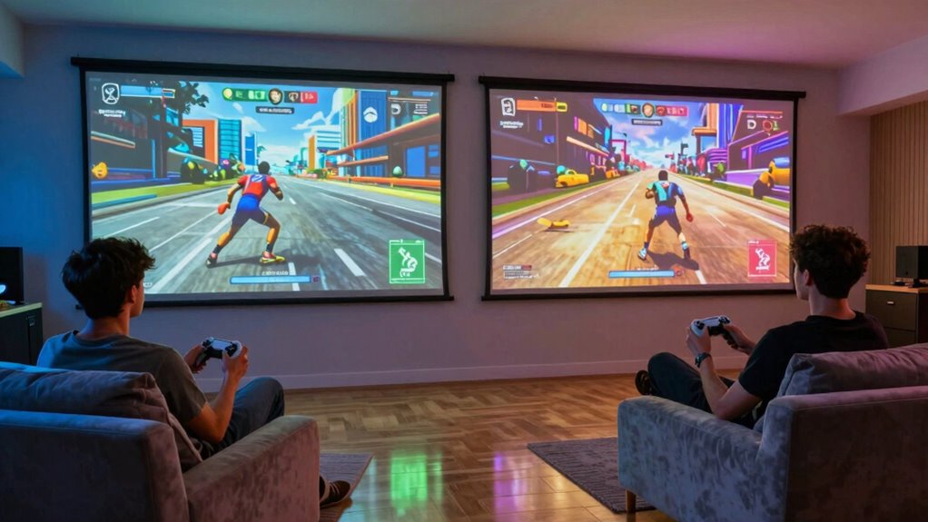 enhanced visual and social gaming