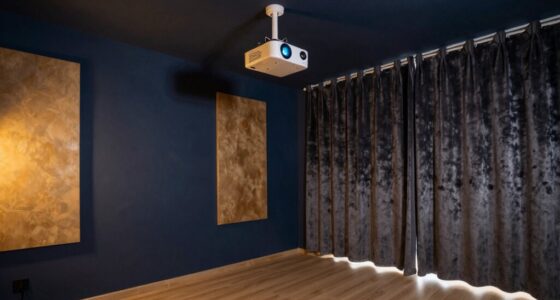 enhancing projector room acoustics