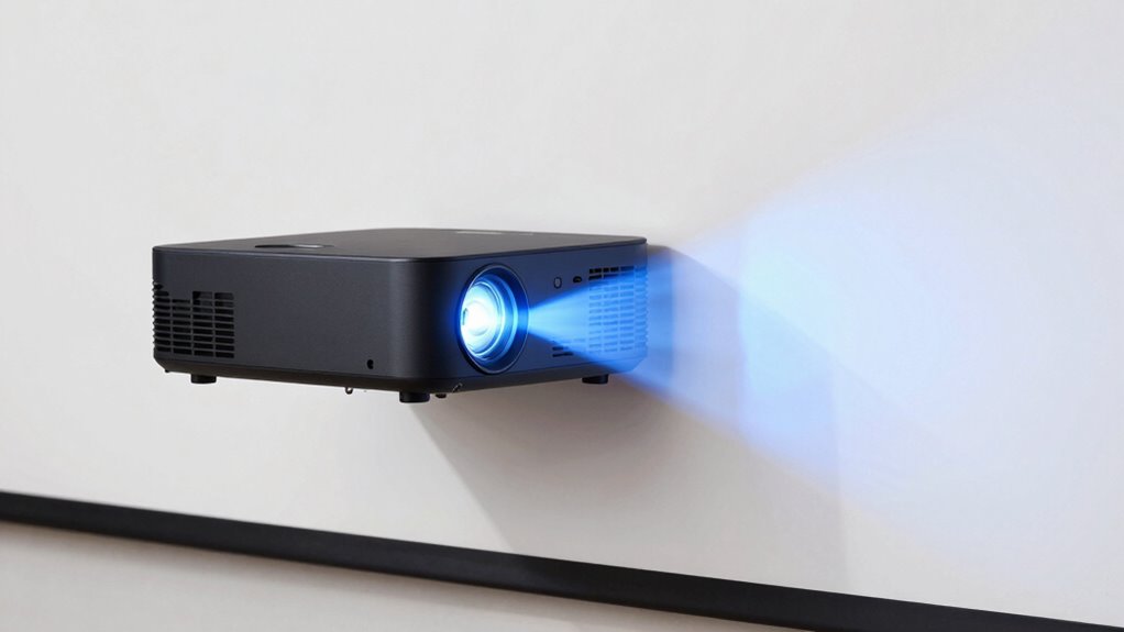 flat screens ensure image clarity