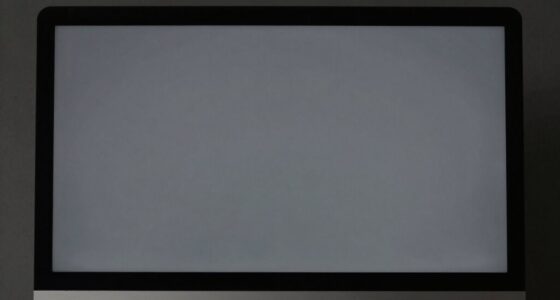 gray screen over white