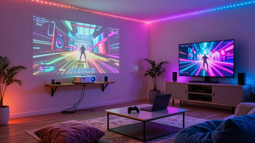 immersive gaming environment setup