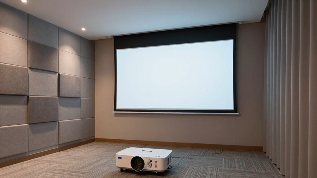improve projector room acoustics