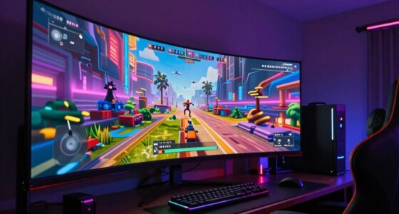 large screen immersive gaming