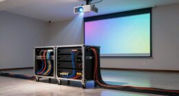 long distance audio cable routing