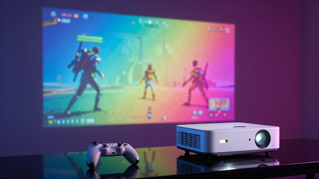 low latency gaming projectors