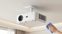 maintain projector dust free