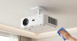 maintain projector dust free