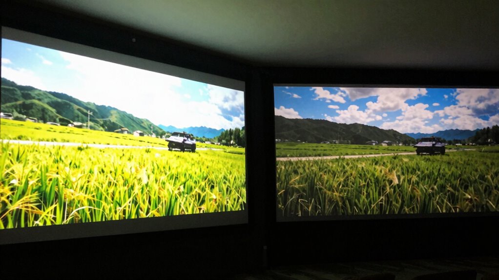 matching screen gain with environment