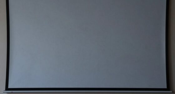 optimal laser projector screen