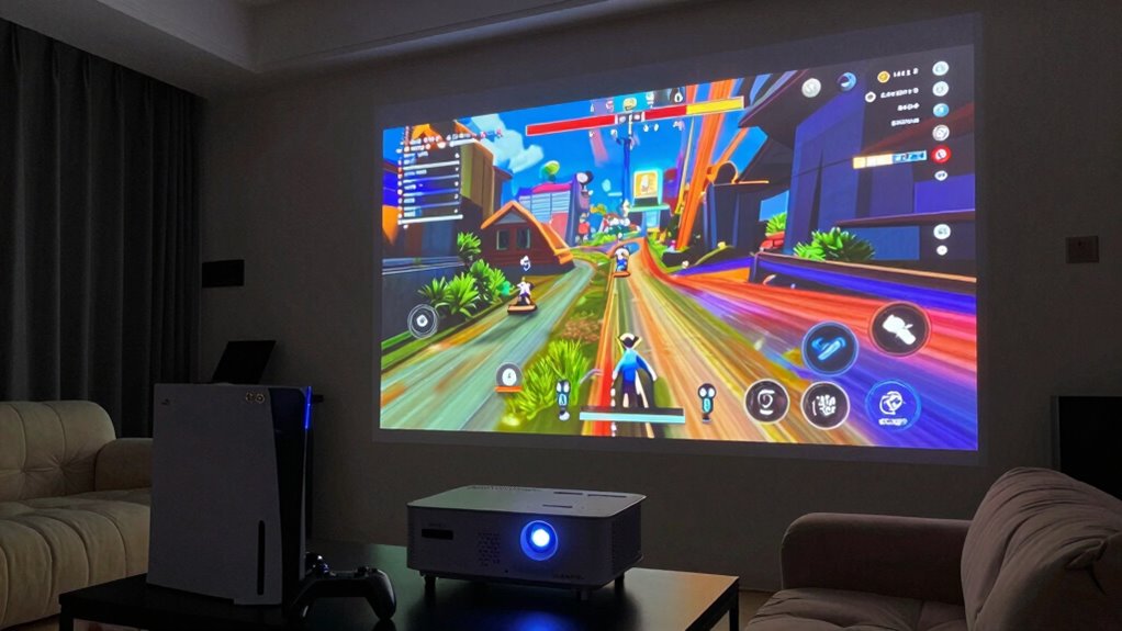 optimal projector gaming setup