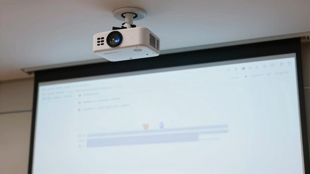 optimal projector mounting height