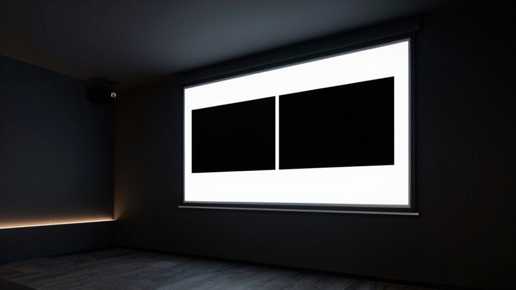 optimize projector viewing environment