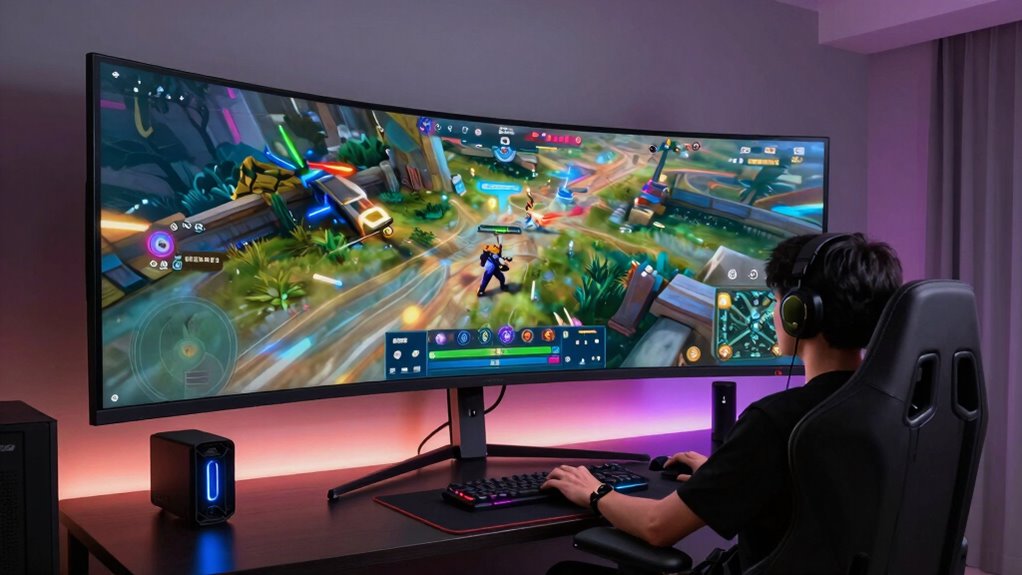 optimizing large screen gaming