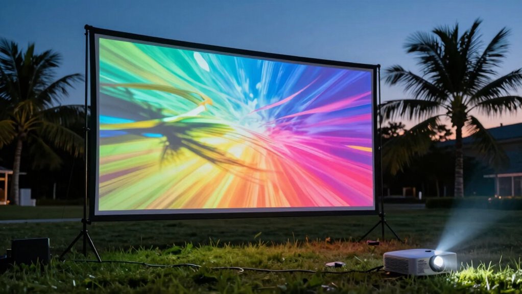 outdoor projection environmental challenges