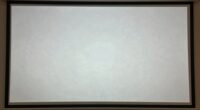 poor quality projector screens